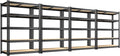 72.12" H Garage Shelving, Storage Shelves Load 2100LBS, 5-Tier Adjustable by Durayloly