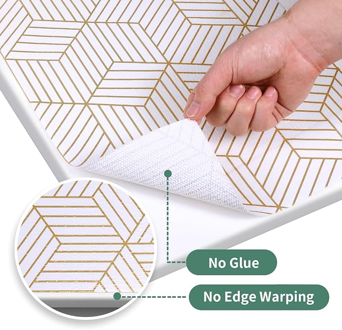 Shelf Liners for Kitchen Cabinets 17.5in x 20FT, Non Adhesive Cabinet Liner - Image 4