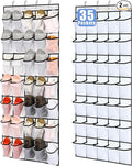 Windyun 2 Pcs 70 Large over The Door Shoe Organizer Hanging Shoe Rack by Windyun