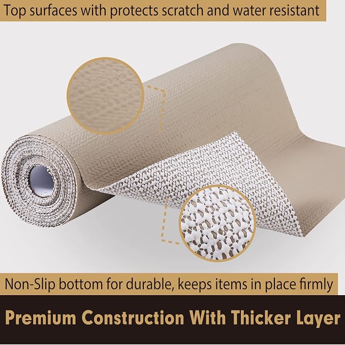 Premium Drawer and Shelf Liner for Cabinet, Non Adhesive Liner for Kitchen - Image 5