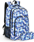 Laptop Backpack with Pencil Case, 15.6 inch Travel Backpack for Women
