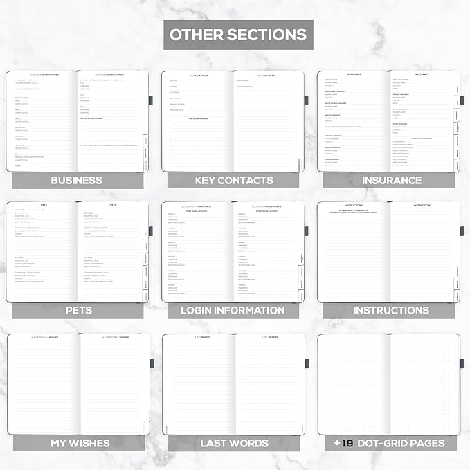 Clever Fox End of Life Planner – Final Arrangements Organizer - Image 6