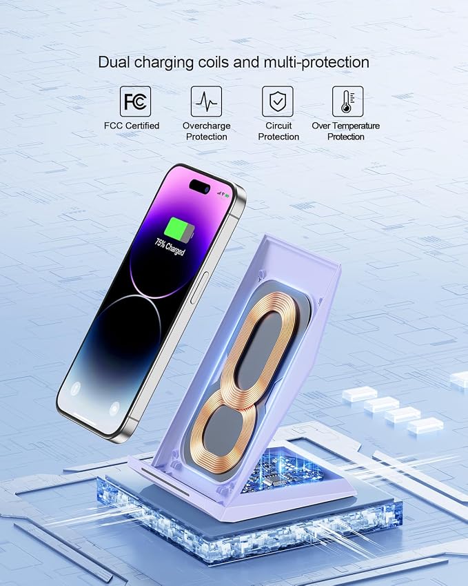 NANAMI Wireless Charger with USB C Charger - Image 2