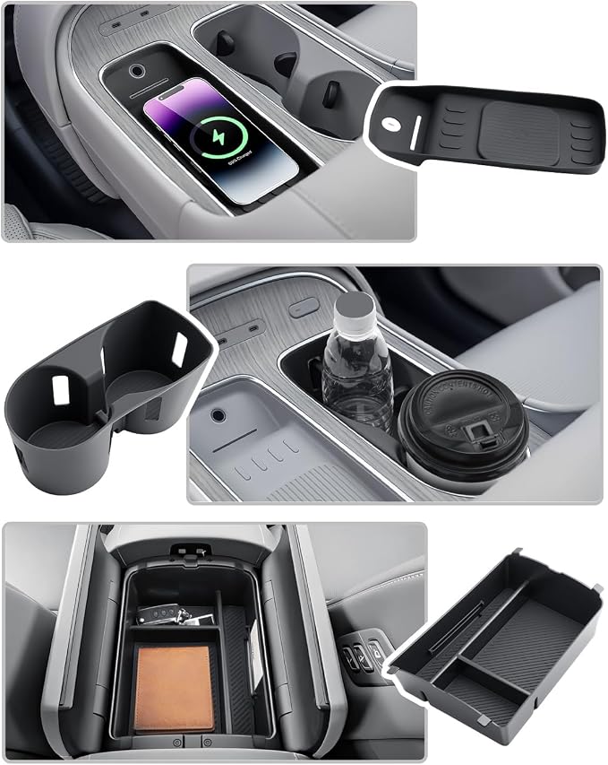 CDEFG 3Pcs for 2026 Hyundai Palisade Center Console Organizer for 2026 Hyundai - Image 6