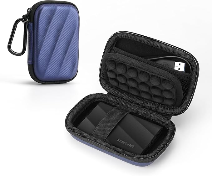 SSD Hard Case Compatible with Samsung T9/T7 Shield/T7 Portable SSD Drive USB 4TB by SQERO