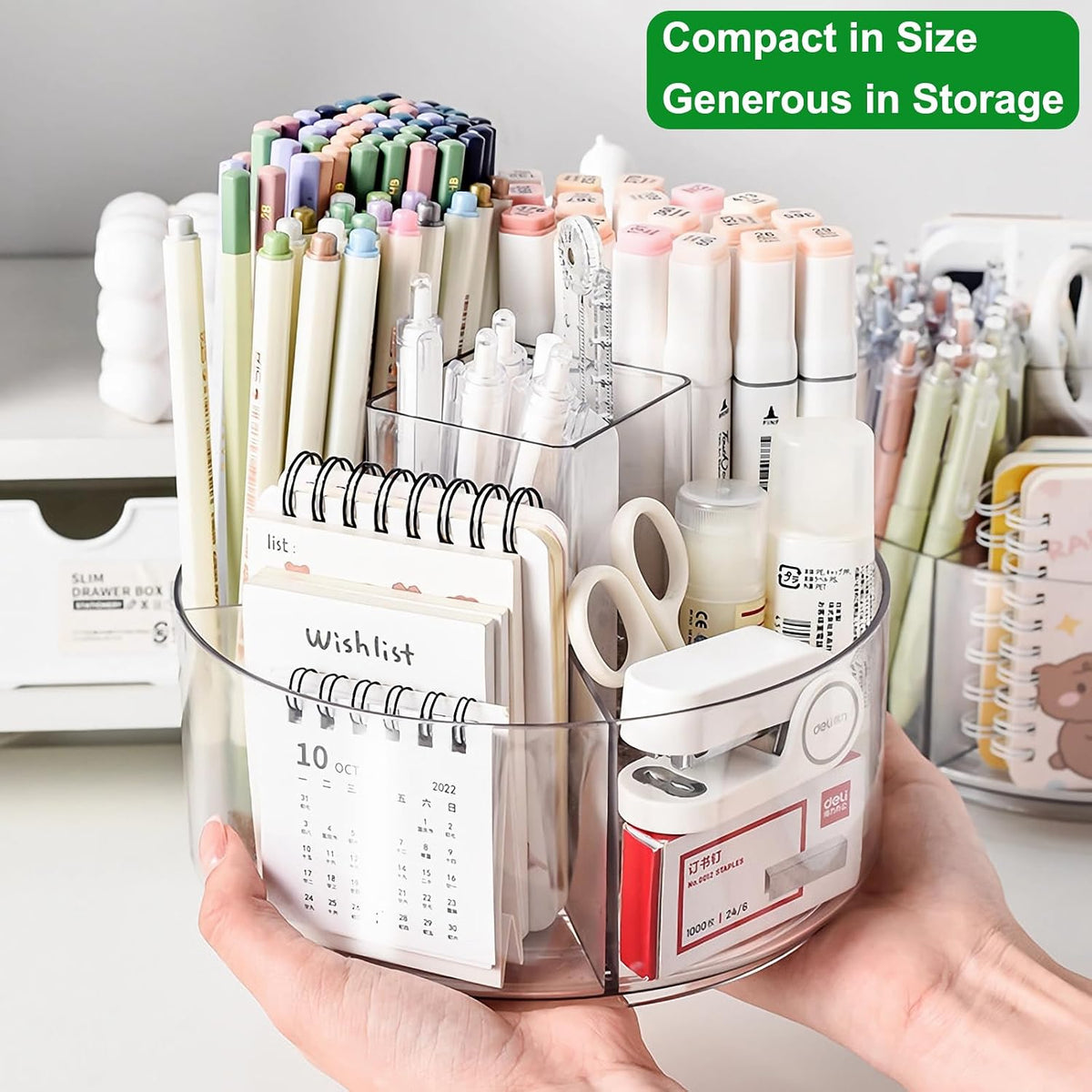 Taiuloo 360 Rotating Makeup Organizer, Lazy Susan Cosmetics Storage