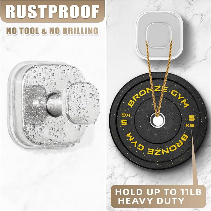 No-Drill Reusable Suction Cup Hooks, Coat Hook - Image 2
