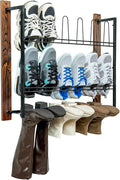 MyGift Premium Black Metal Hanging Wall Shoe Rack by MyGiftHome