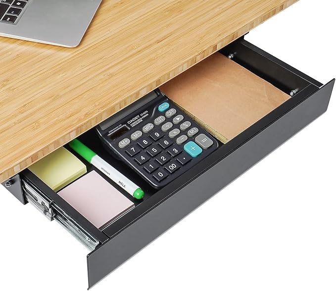 FLEXISPOT Under Desk Pull-Out Drawer Standing Desk Storage Organizer, Sliding by FlexiSpot