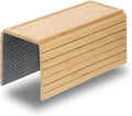 DETOR Sofa Arm Tray with Grained Cork Pad, Natural Bamboo Finish, Enhanced by Detorhomeandliving