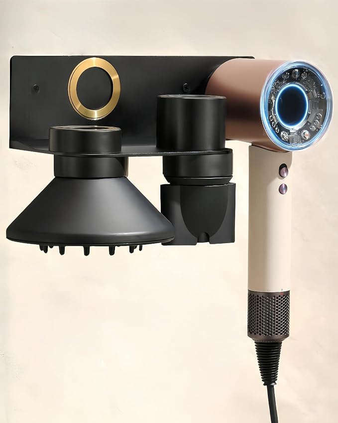 Dyson Hair Dryer Holder, Hair Dryer Wall Mount Hanger by Uemusi