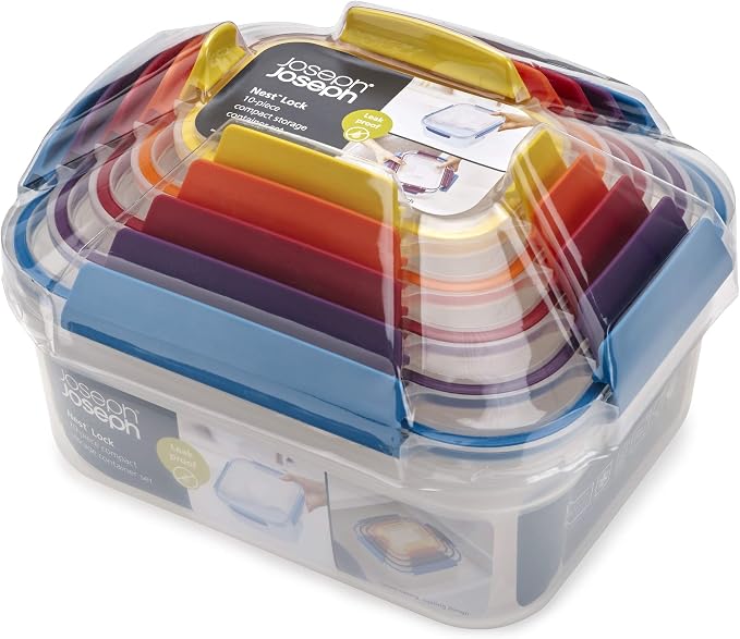 Joseph Joseph Nest Lock Plastic BPA Free Food Storage Container Set - Image 8