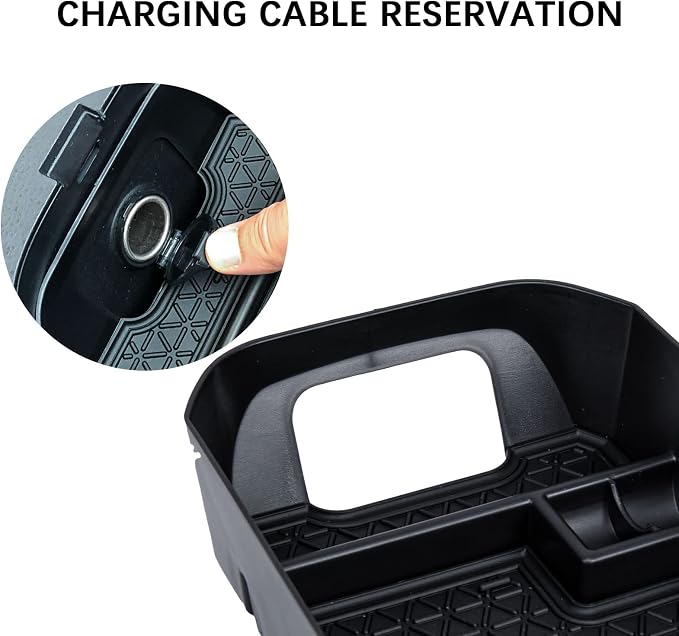 2PCS Center Console Organizer Tray and Armrest Storage Box Compatible - Image 6