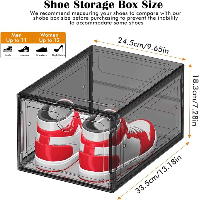 6 Pack Upgrade Harder Shoe Organizer, Shoe Storage - Image 2