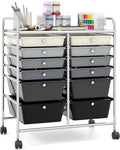 Giantex 12 Drawer Rolling Storage Cart Tools Scrapbook Paper Office School by Giantex