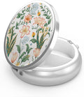 Pill Box 3 Compartment Small Pill Case Pill Organizer for Pocket or