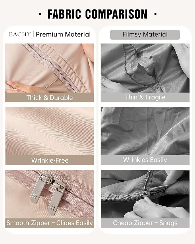 Eachy 3-Pack Comforter Storage Bag Blanket Storage Bags, 136L Compression - Image 3