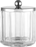 Clear Transparent Apothecary Octagional Shaped Glass Canister Jar by IndecorHome