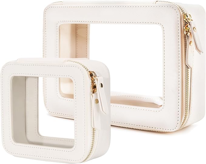 Aveniee Clear Makeup Bag Set by Aveniee
