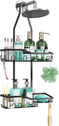 Shower Caddy Hanging, Rustproof Anti-Swing Shower Organizer, Hanging Bathroom by Silub
