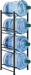 smusei 5 Gallon Water Bottle Jug Holder 4 Tier Heavy Duty Cooler Jug Storage by smusei