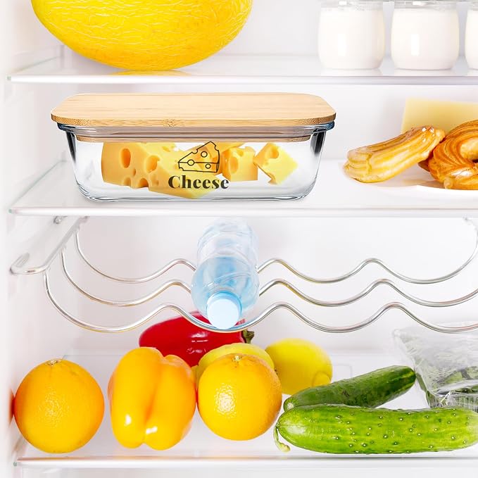 Cheese Container for Refrigerator, Glass cheese slice holder - Image 4