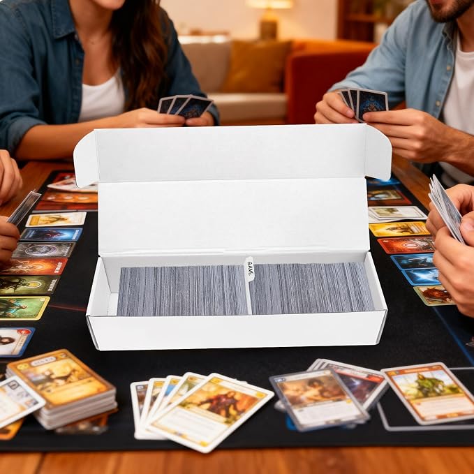 Trading Card Storage Box with Dividers, 3 Pack • 820 Count Bulk Card Collection - Image 6