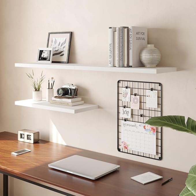 Wall Shelf Set of 3, Wooden Floating Wall Shelf - Image 4