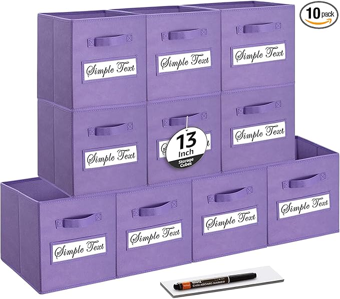 artsdi 13x13x13 storage cube bins Fabric storage cubes by Artsdi