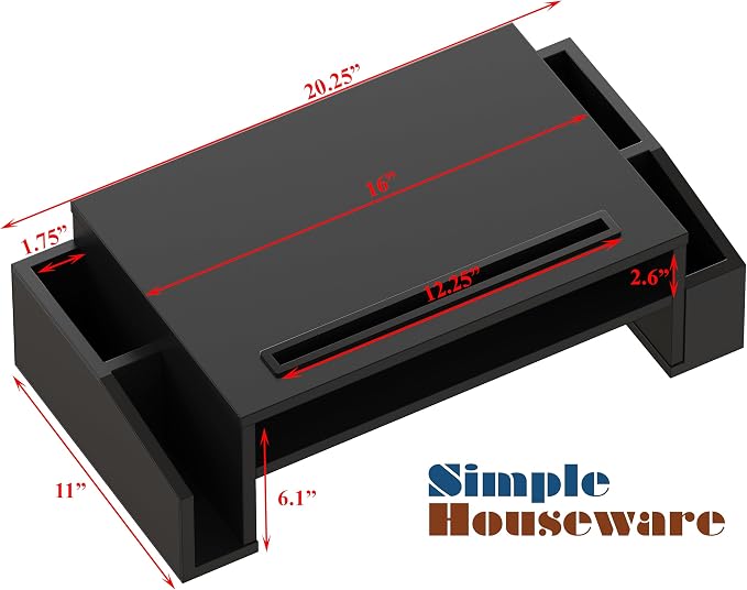 Simple Houseware Desk Monitor Stand Riser - Image 4