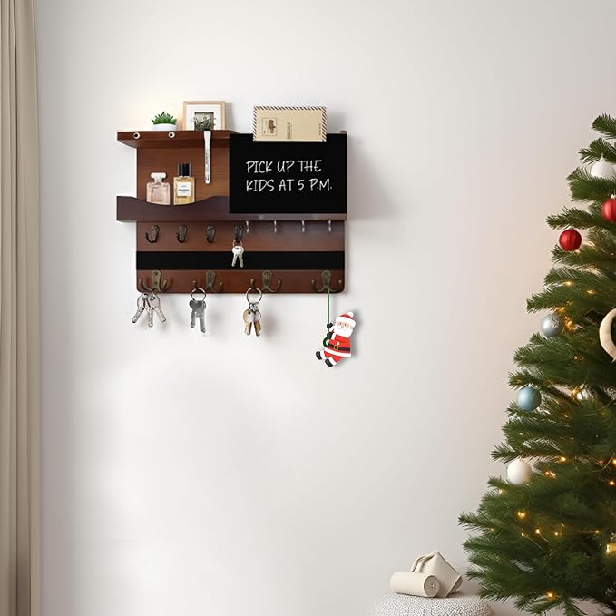 Key Holder for Wall Mount, Farmhouse Mail and Key Holder for Wall Hanger - Image 3