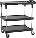 Metro myCart Plus Utility Cart - Choose-Your-Height Adjustable Heavy