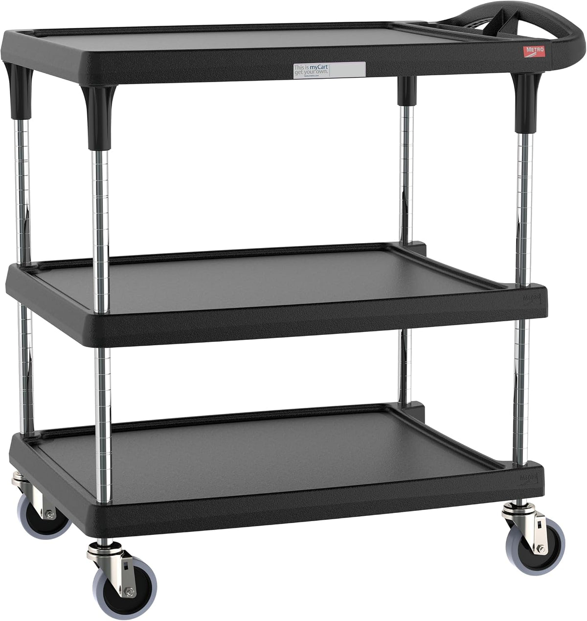 Metro myCart Plus Utility Cart - Choose-Your-Height Adjustable Heavy