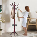 Solid Wooden Coat Rack Stand, Coat Racks Freestanding by Haicang