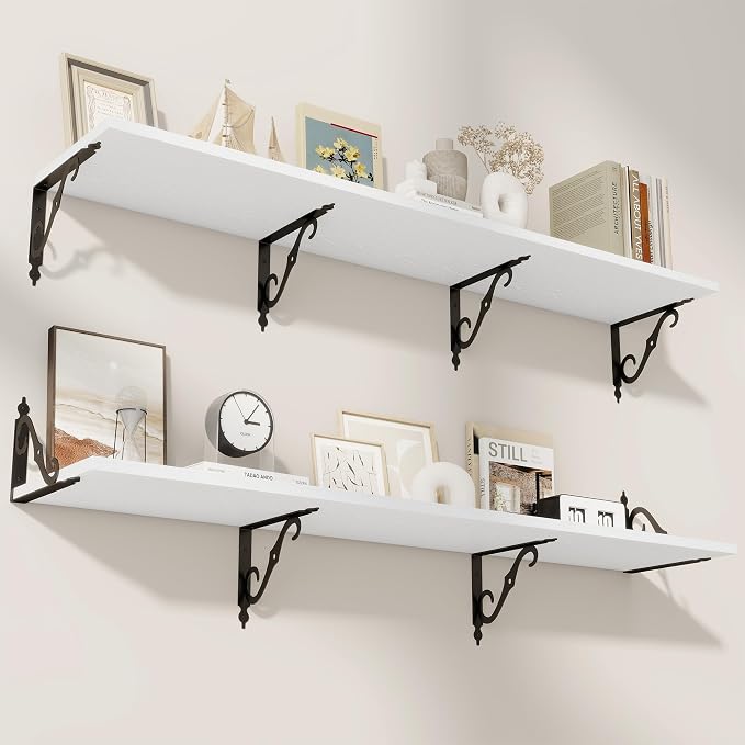 RICHFOCUS 12 Inch Deep Floating Shelves by Unknown