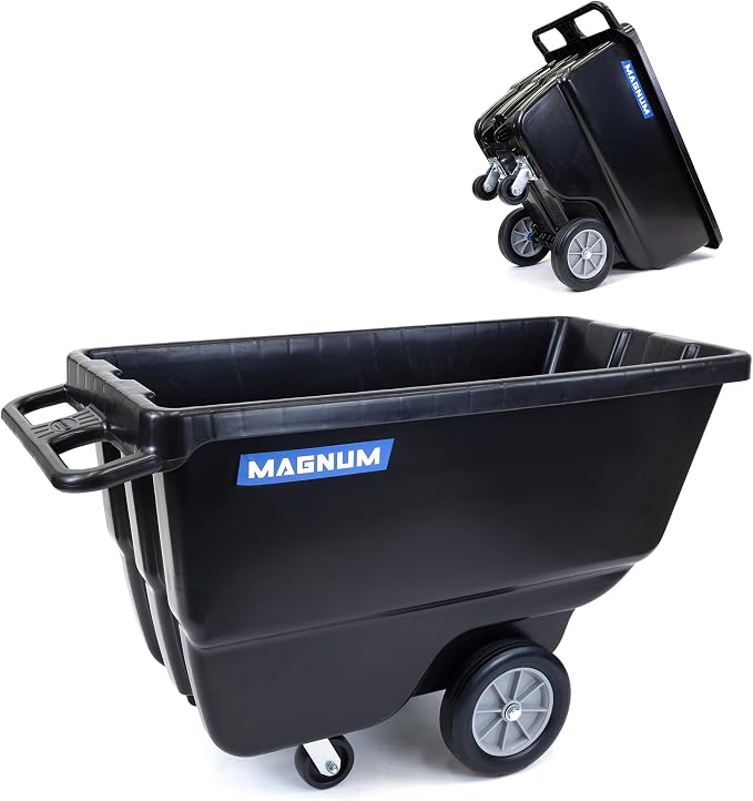 Tilt Truck, 1/2 Cu. Yd. Capacity Dump Cart by Unknown