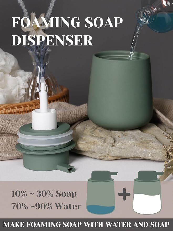 INGOFIN 3 Pcs Ceramic Bathroom Accessory Set - Image 3