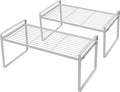 2Pack Cabinet Shelf Organizer Storage Rack Space Saving by Shantton
