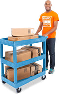 Stand Steady Tubstr 3 Shelf Utility Cart | Made in USA | Heavy Duty Tub Cart by StandSteady