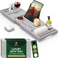 ROYAL CRAFT WOOD Premium Foldable Bathtub Tray by RoyalCraftWood