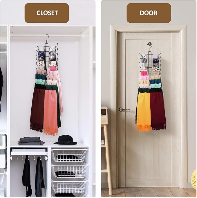 ZEDODIER Scarf Organizer Scarf Hanger - Image 5