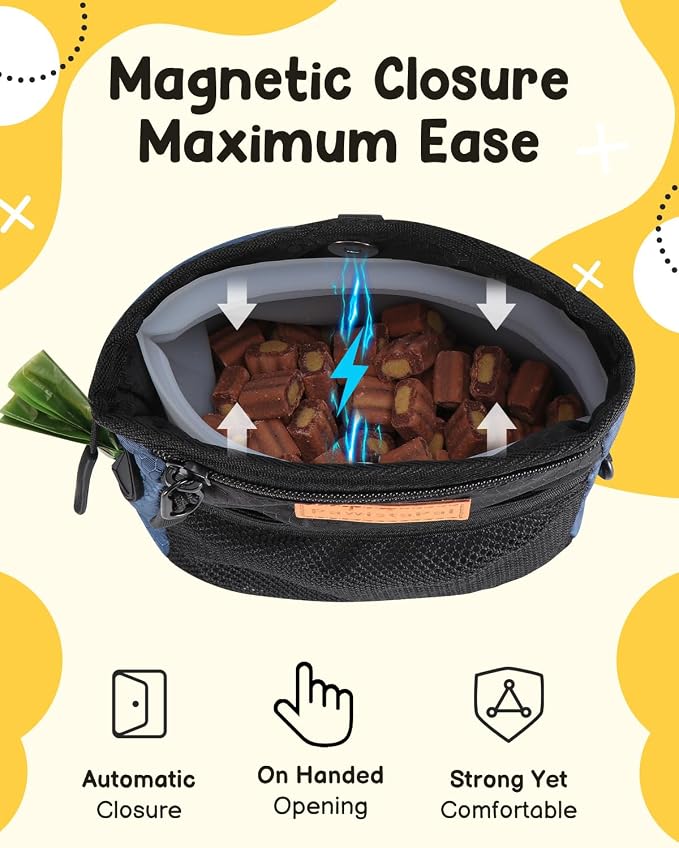 Dog Treat Pouch for Pet Training, 2-Cup Puppy Treat Holder - Image 3