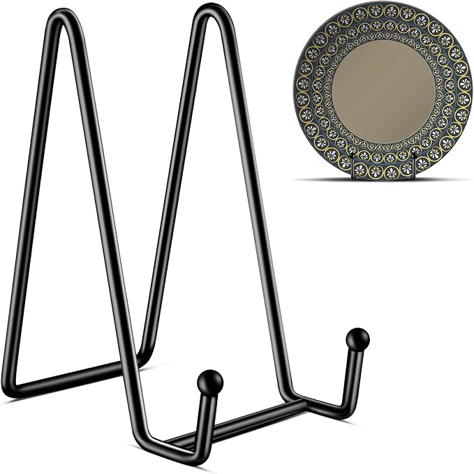 Kruodop 3 Pack 6 Inch Plate Stands by Kruodop