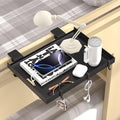 Foldable Bedside Shelf, Metal Clip-On Bed Tray Table by Edudif