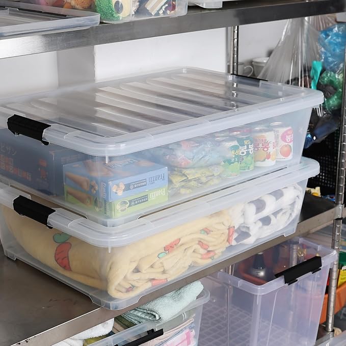 Gloreen 3 Pack Large Under Bed Storage Boxes - Image 2