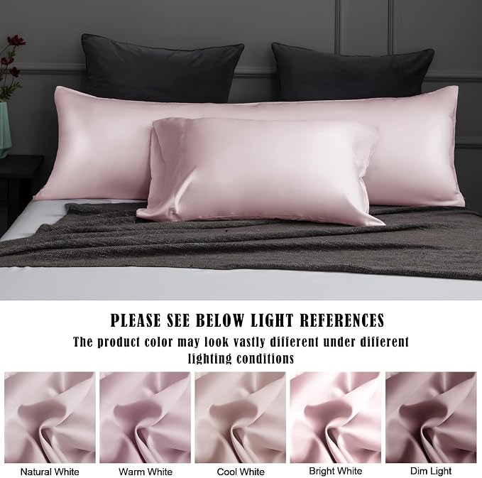 TELUS Pillow Cases Queen Size 2 Pack, Bamboo Rayon & Lyocell Pillowcase - Image 7