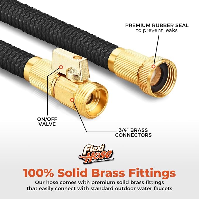 Flexi Hose Lightweight Expandable Garden Hose, 100FT -Retractable Garden Hose - Image 5