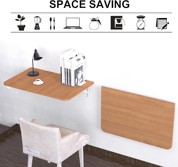 YUMORE White Folding Shelf Brackets, 20 Inch Heavy Duty L Bracket, DIY - Image 6