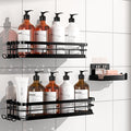 Large Capacity Shower Caddy, Heavy-Duty Adhesive Shower Organizers