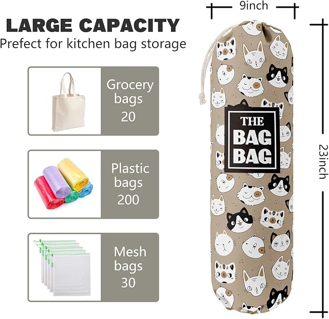 Funny The Bag Bag, Grocery Bags Holder Organizer - Image 3